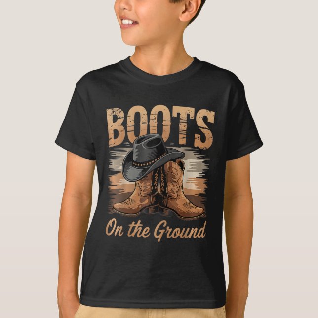 Camiseta No Ground Cowgirl Line Dance Women (Frente)