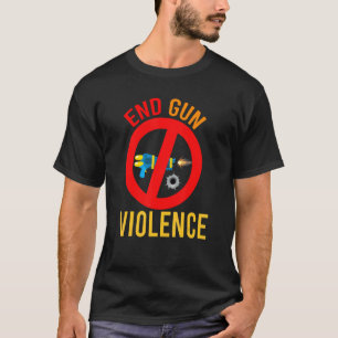 Camiseta No Gun Awarned Day Veste Orange Suficiente Gun End