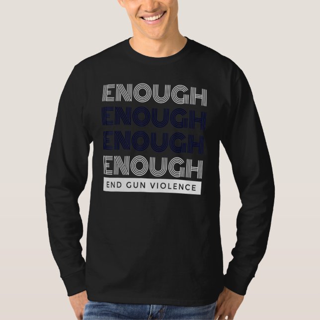 Camiseta No Gun Awarned Day Veste Orange Suficiente Gun End (Frente)