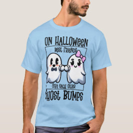 Camiseta No Halloween, os melhores amigos Ghost Bump