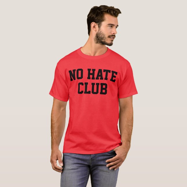 Camiseta No Hate Club (Frente Completa)