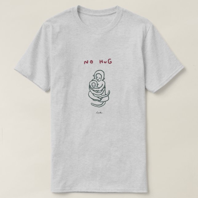 CAMISETA NO HUG (Frente do Design)