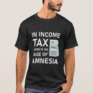 Camiseta No imposto sobre o rendimento não há caso de amn