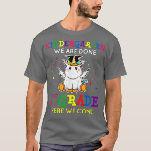 Camiseta No Jardim De Infância Fizemos 1rua Aqui Eu Vim Cor