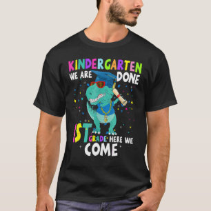 Camiseta No Jardim De Infância Fizemos 1rua Aqui Eu Vim Gra