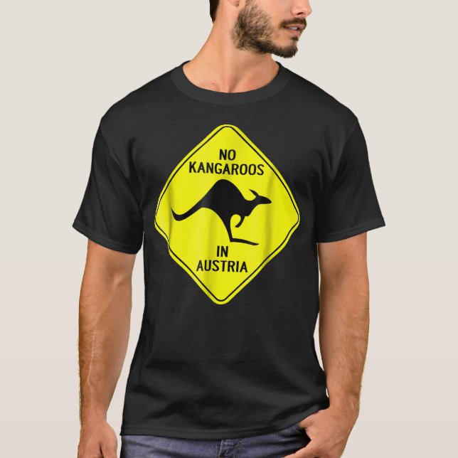 Camiseta No Kangaroos In Austria (Frente)