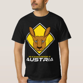 Camiseta No Kangaroos Na Áustria - Animal Kangaroo