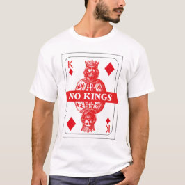 Camiseta No Kings Playing Card – Rei de Diamantes