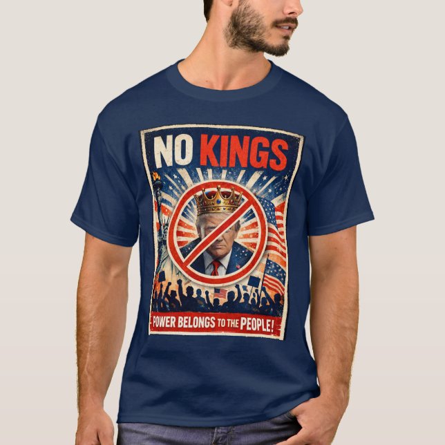 Camiseta No Kings Protest Shirt (Frente)