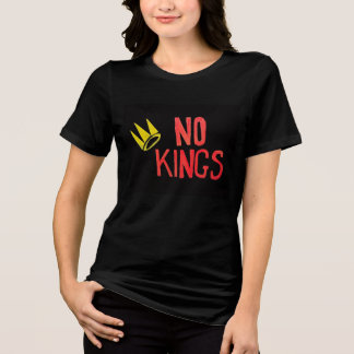 Camiseta No Kings Proud to be An American Sign