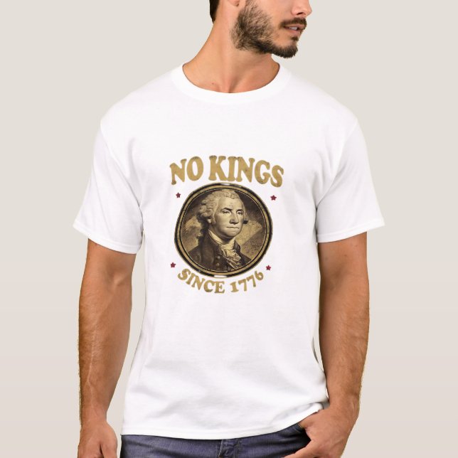 Camiseta No Kings Since 1776 Classic (Frente)