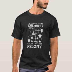 Camiseta No Laboratório Chama-Se Química Química Cientista