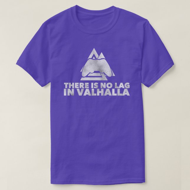 Camiseta No Lag In Valhalla (Frente do Design)