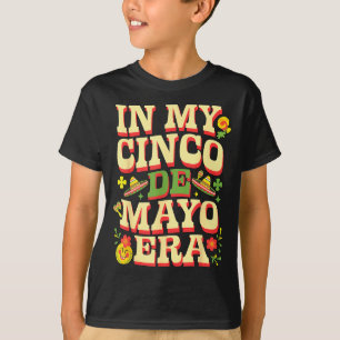Camiseta No meu cinco de mayo era maracas chapéu mexicano