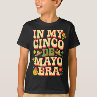 Camiseta No meu cinco de mayo era maracas chapéu mexicano