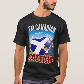 Camiseta No meu coração eu desejo ser ESCOCÊS