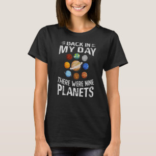 Camiseta No Meu Dia Havia Nove Planetas Ciência Jo