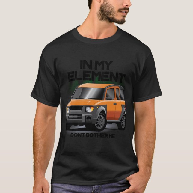Camiseta No Meu Elemento Tangerina (Frente)
