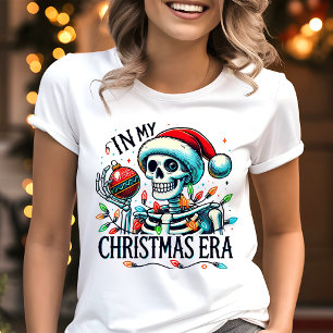 Camiseta No Meu Esqueleto Festivo da Era do Natal