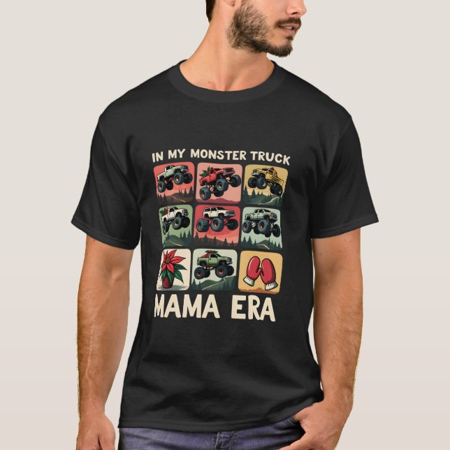 Camiseta No meu monstro, a Mama Era Santa Claus Feliz Chr (Frente)