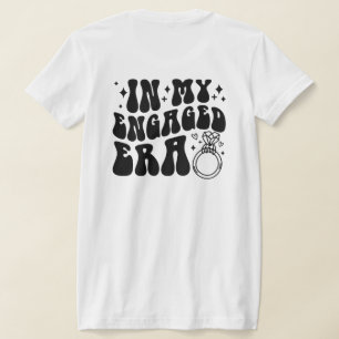Camiseta No Meu Período de Noivado Noiva Retro Groovy (Vers