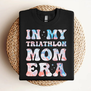 Camiseta No meu triatlo, mãe era um triatlo colorido, mãe