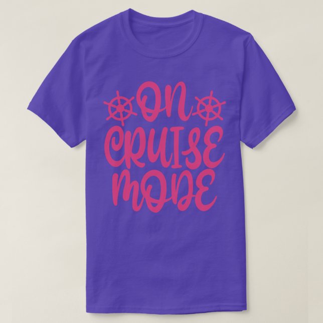 Camiseta No modo de cruzeiro 2 (Frente do Design)