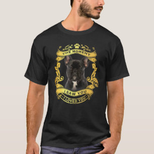 Camiseta No Momento em que Eu Te Vi Eu Te Amei Bulldog Fran