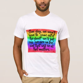 Camiseta No More Coming Out Of The Closet Pride