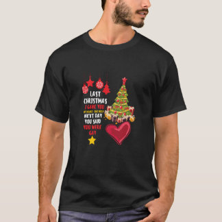 Camiseta No Natal Passado Dei-Lhe O Meu Coração O Próximo D