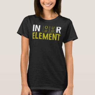 Camiseta No nosso laboratório de Ciências Elementares da Qu