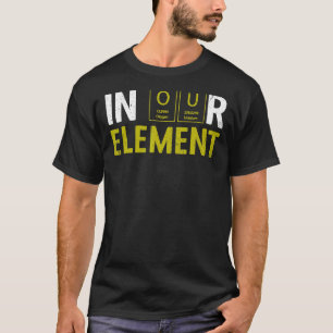 Camiseta No nosso laboratório de Ciências Elementares da Qu