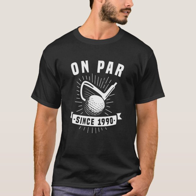 Camiseta No Par Desde 1990 Golfe De 31 Anos 31 (Frente)