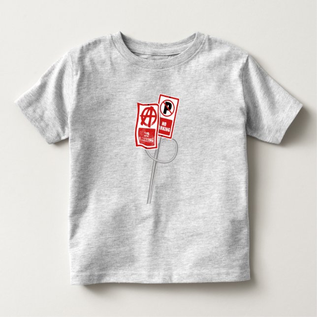 Camiseta No parking anarchy sign (Frente)