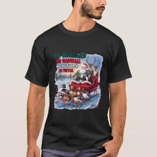 Camiseta No Pato Real No Pato-de-cabeça-castanha Natal Pato