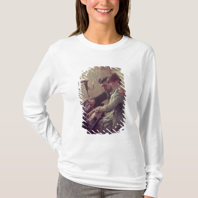 Camiseta No piano (Frente)