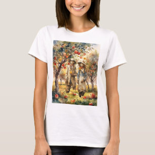 Camiseta No Pomar De Maçã