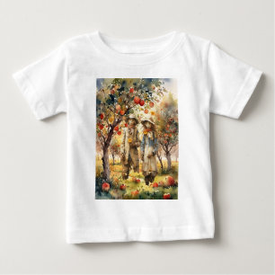 Camiseta No Pomar De Maçã
