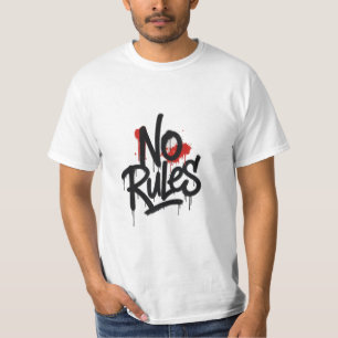 Camiseta No Rules Graffiti
