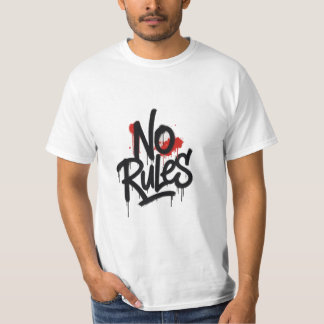 Camiseta No Rules Graffiti