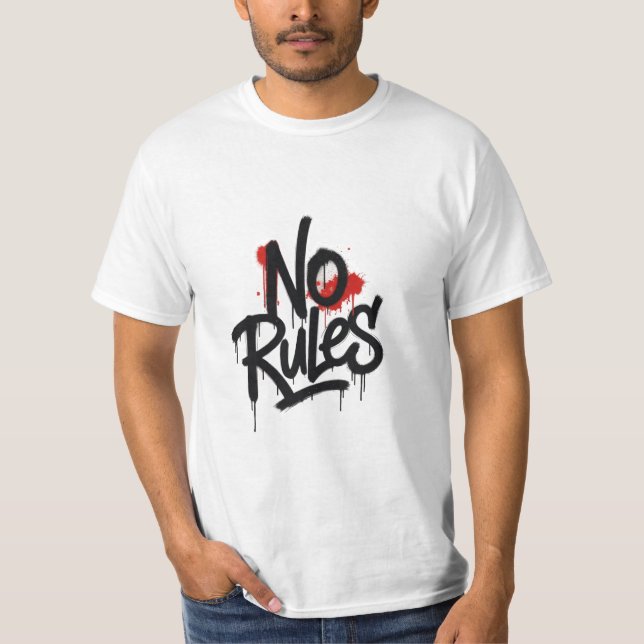 Camiseta No Rules Graffiti (Frente)