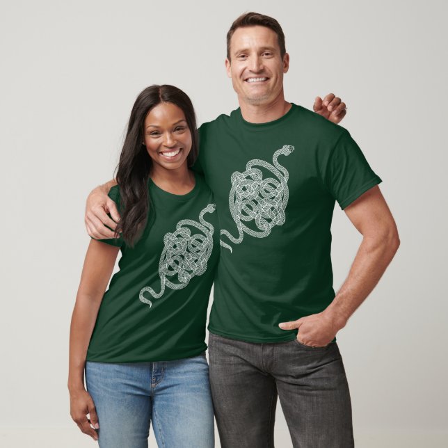 Camiseta Nó Serpente [branco] (Unissex)