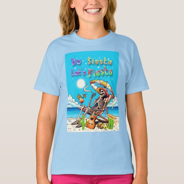 Camiseta No Siesta Vamos Fiesta (Frente)