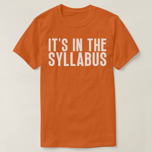 Camiseta No Sílabo 26 (Frente do Design)