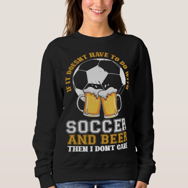 Camiseta No soccer no beer no thanks (Frente)