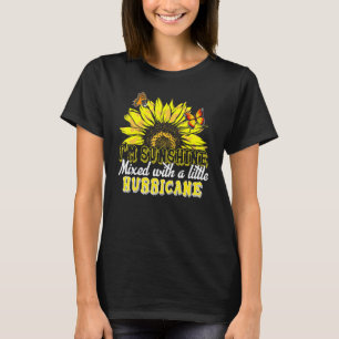 Camiseta No sol misto com pequeno furacão