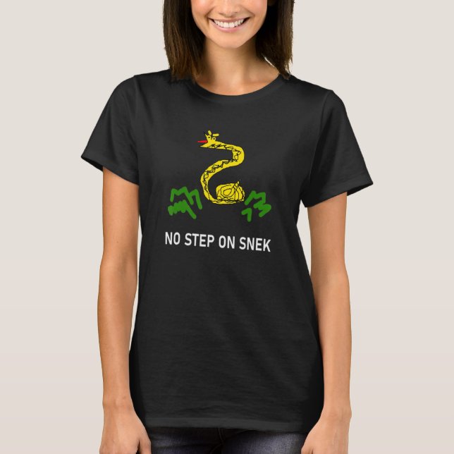 Camiseta No Step On Snek Meme (Frente)