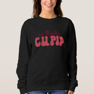 Camiseta No Thanks Cupid Funny Anti Valentine's Day for Cou