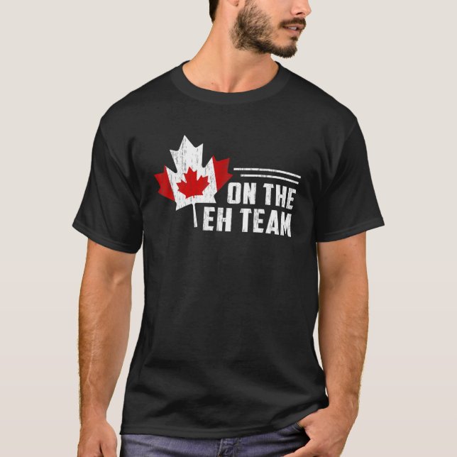 Camiseta No Time Eh Canada Day Maple Leaf Canadian Flag (Frente)