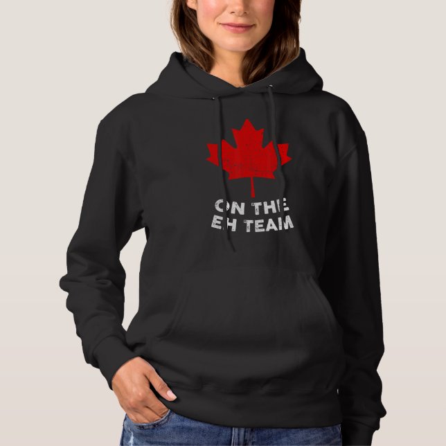 Camiseta No Time Eh Canada Day Maple Leaf Canadian Flag (Frente)